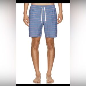 NWT Chubbies Men’s The Tributes 7” Swim Short in Dusty Blue Size XX-Large